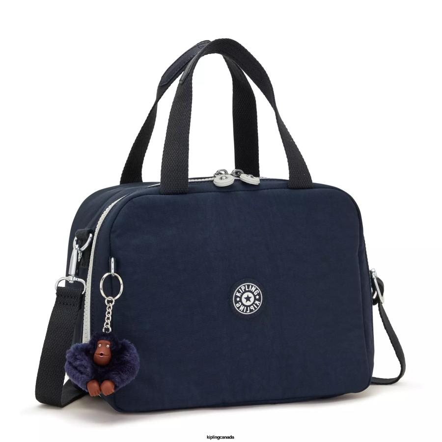 Women Lunch Bags Kipling True Blue Grey Miyo Lunch Bag FHZD631 - Image 2