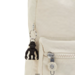 Women Medium Backpacks Kipling Light Sand Rylie Backpack FHZD370 - Image 5