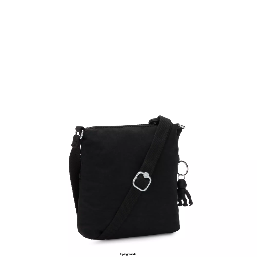 Women Mini Bags Kipling Black Noir Alvar Extra Small Mini Bag FHZD110 - Image 4