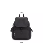 Women Mini Bags Kipling Black Noir City Pack Mini Backpack FHZD412