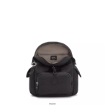 Women Mini Bags Kipling Black Noir City Pack Mini Backpack FHZD412 - Image 3