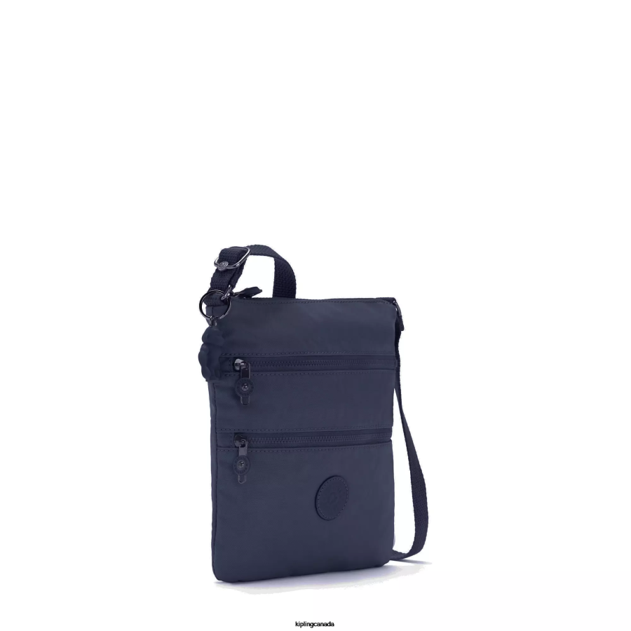 Women Mini Bags Kipling Blue Bleu Keiko Crossbody Mini Bag FHZD91 - Image 2