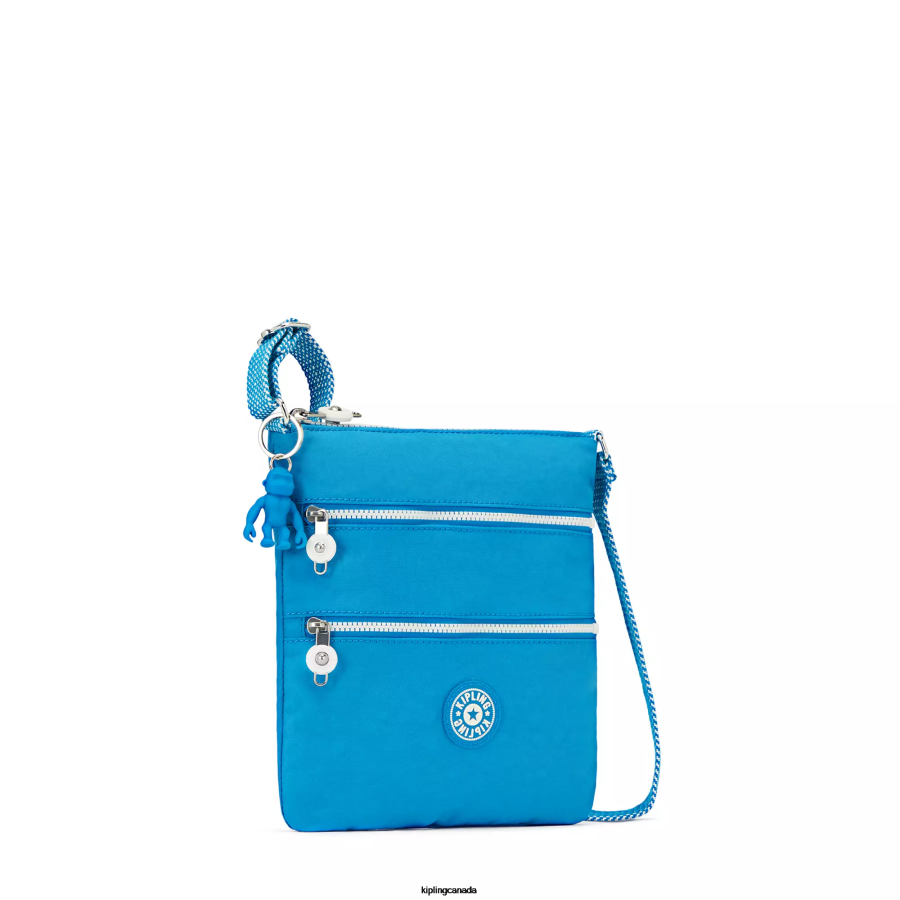 Women Mini Bags Kipling Eager Blue Keiko Crossbody Mini Bag FHZD94 - Image 2