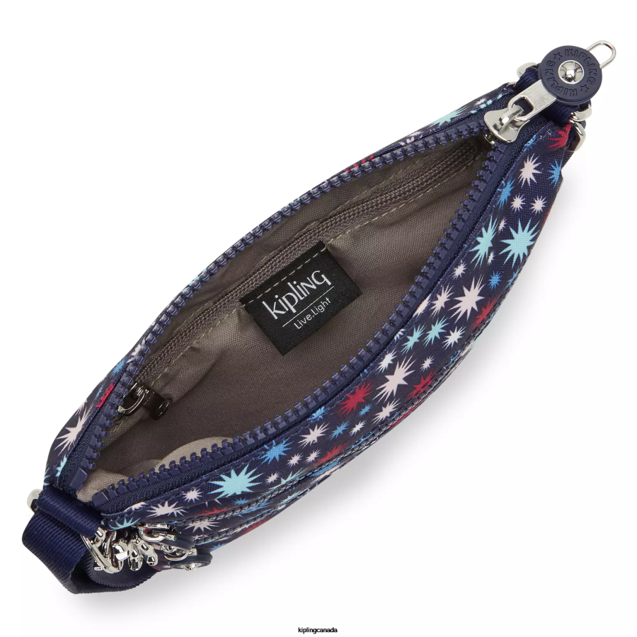 Women Mini Bags Kipling Funky Stars Keiko Printed Crossbody Mini Bag FHZD5 - Image 3