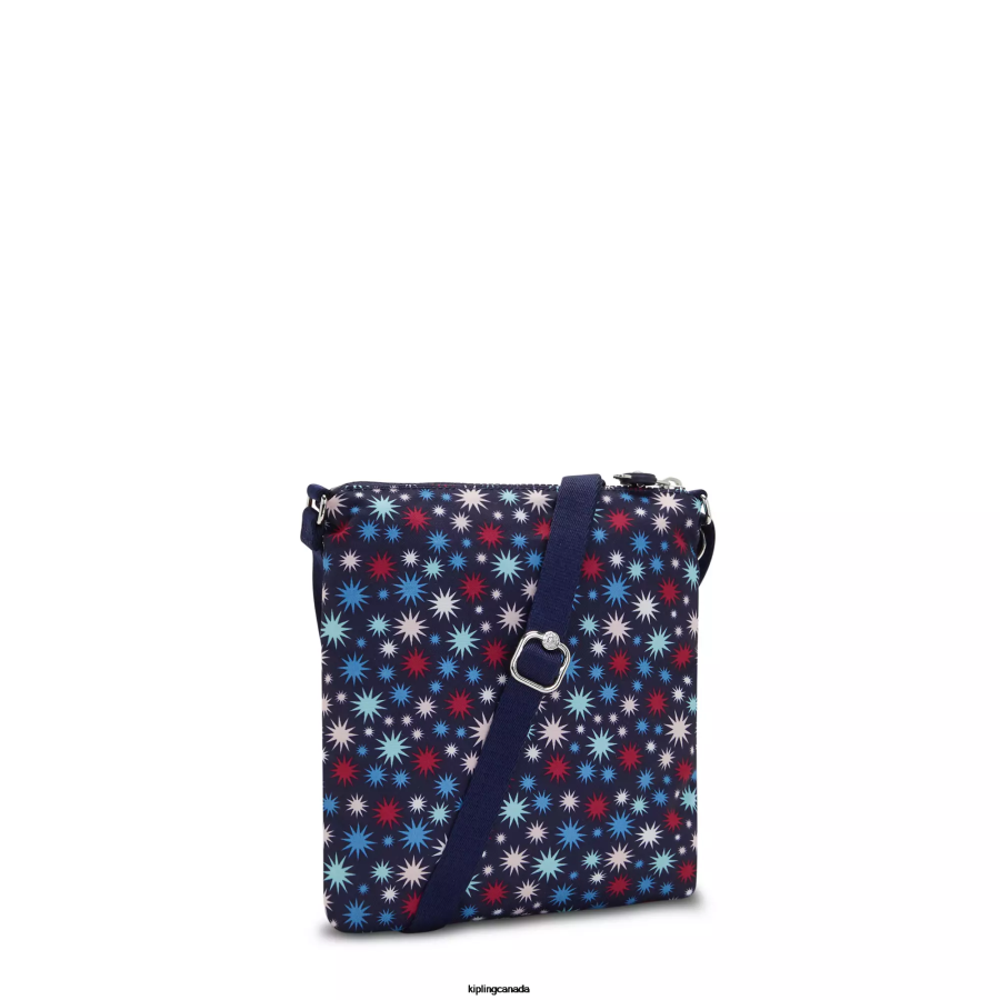 Women Mini Bags Kipling Funky Stars Keiko Printed Crossbody Mini Bag FHZD5 - Image 4