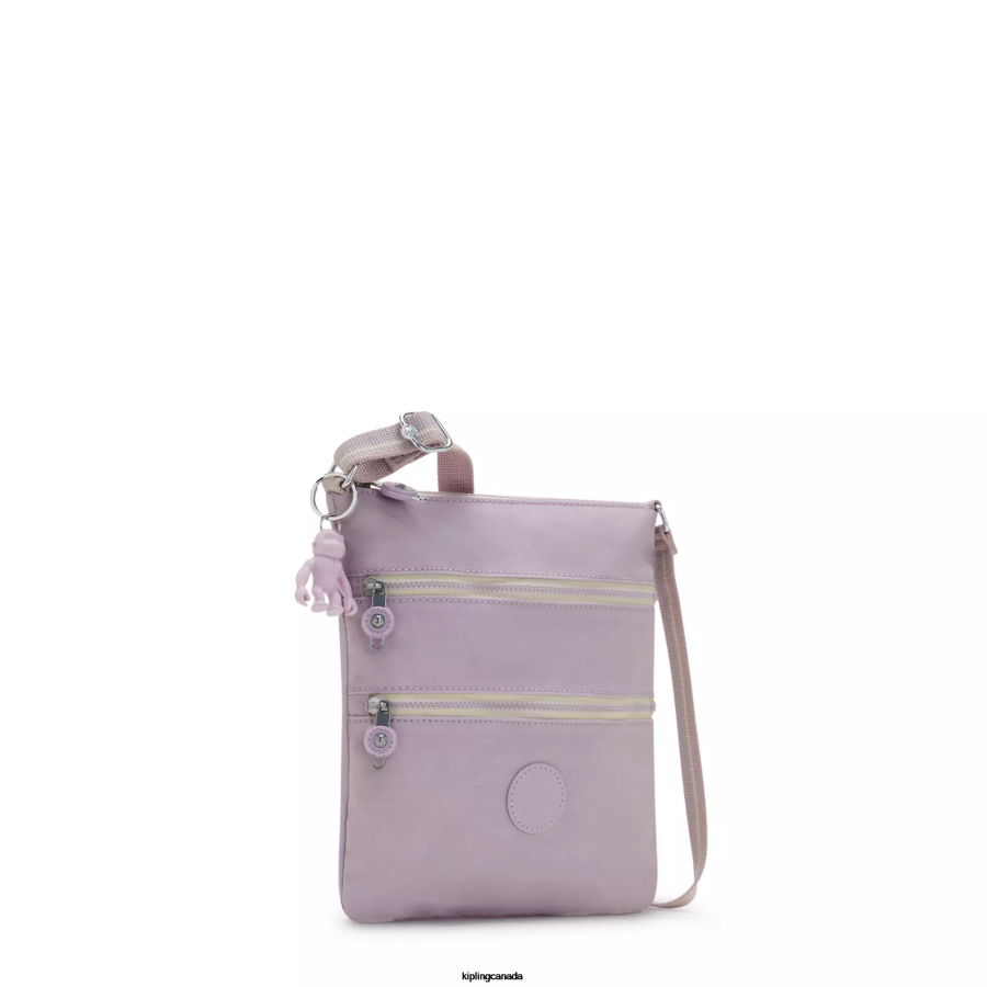 Women Mini Bags Kipling Gentle Lilac Keiko Crossbody Mini Bag FHZD93 - Image 2