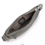 Women Mini Bags Kipling Moon Grey Metallic Keiko Metallic Crossbody Mini Bag FHZD95 - Image 3