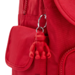 Women Mini Bags Kipling Red Rouge City Pack Mini Backpack FHZD415 - Image 5