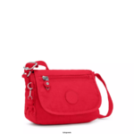Women Mini Bags Kipling Red Rouge Sabian Crossbody Mini Bag FHZD195 - Image 2