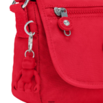 Women Mini Bags Kipling Red Rouge Sabian Crossbody Mini Bag FHZD195 - Image 5