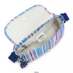 Women Mini Bags Kipling Resort Stripes Sabian Printed Crossbody Mini Bag FHZD10 - Image 3