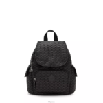 Women Mini Bags Kipling Signature Embossed City Pack Mini Printed Backpack FHZD396