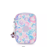 Women Pens & Pencil Cases Kipling Aqua Flowers 100 Pens Printed Case FHZD593