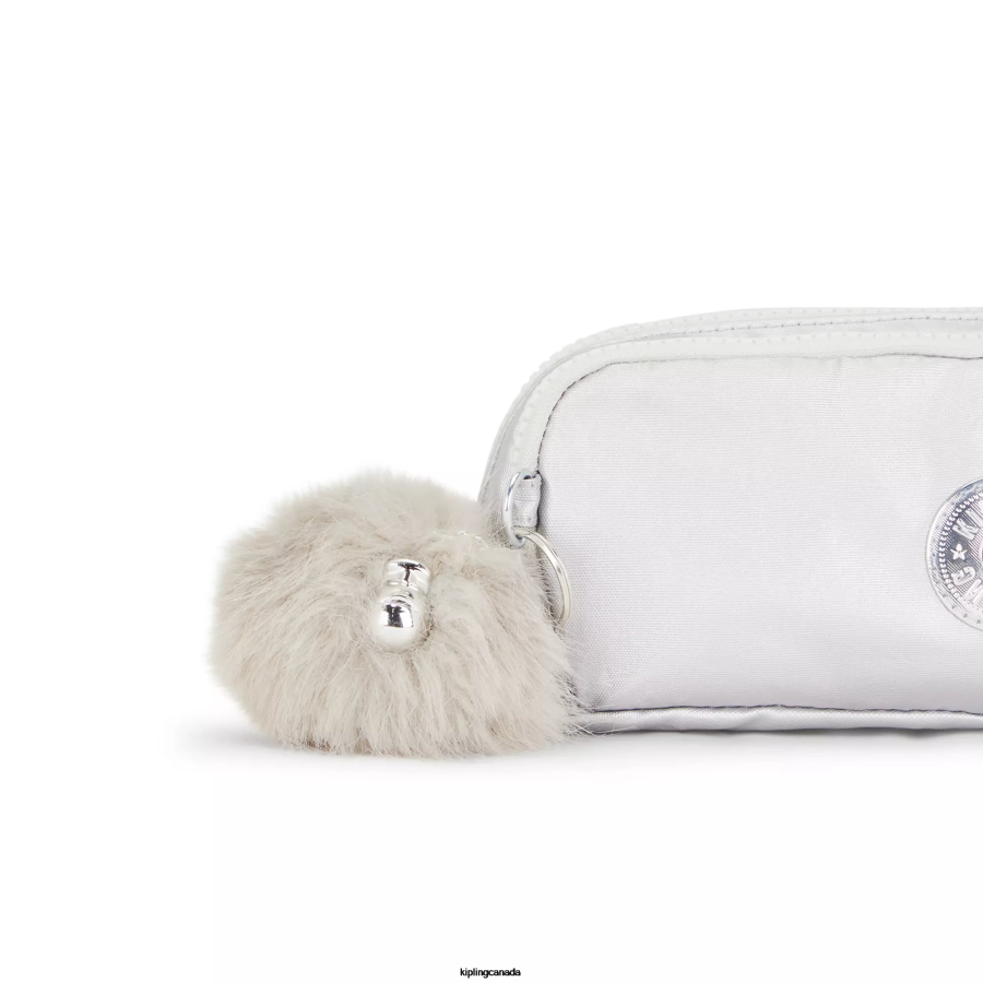 Women Pens & Pencil Cases Kipling Candy Metallic Gitroy Metallic Pencil Case FHZD602 - Image 5
