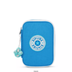 Women Pens & Pencil Cases Kipling Eager Blue Fun 100 Pens Case FHZD627
