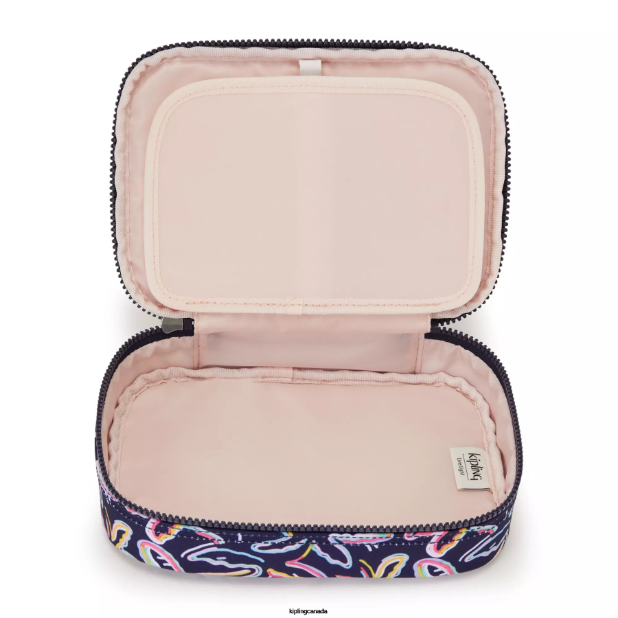 Women Pens & Pencil Cases Kipling Palm Fiesta Print 100 Pens Printed Case FHZD589 - Image 3