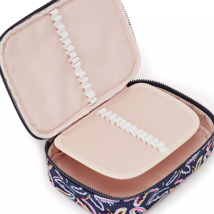 Women Pens & Pencil Cases Kipling Palm Fiesta Print 100 Pens Printed Case FHZD589 - Image 5
