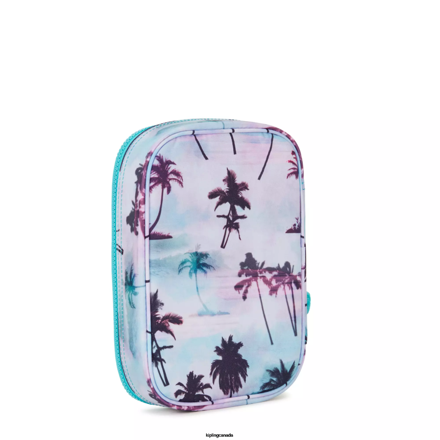 Women Pens & Pencil Cases Kipling Shadow Palm Print 100 Pens Printed Case FHZD588 - Image 4