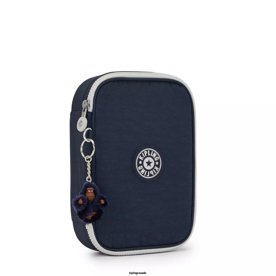 Women Pens & Pencil Cases Kipling True Blue Grey 100 Pens Case FHZD569 - Image 2