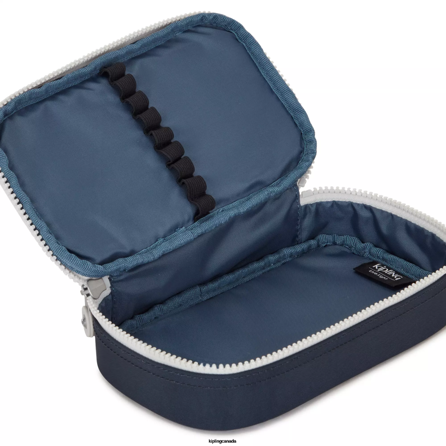 Women Pens & Pencil Cases Kipling True Blue Grey 50 Pens Case FHZD598 - Image 5