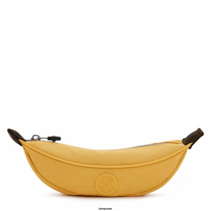 Women Pens & Pencil Cases Kipling Yellow Banana Pencil Case FHZD615