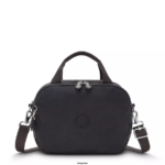 Women Pouches Kipling Black Noir Palm Beach Toiletry Bag FHZD544