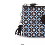 Women Pouches Kipling Blackish Tile Creativity Small Printed Pouch FHZD557 - Image 5