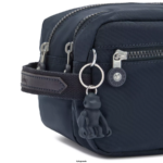 Women Pouches Kipling Blue Bleu Agot Toiletry Bag FHZD551 - Image 5