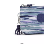 Women Pouches Kipling Brush Stripes Creativity Small Printed Pouch FHZD603 - Image 5