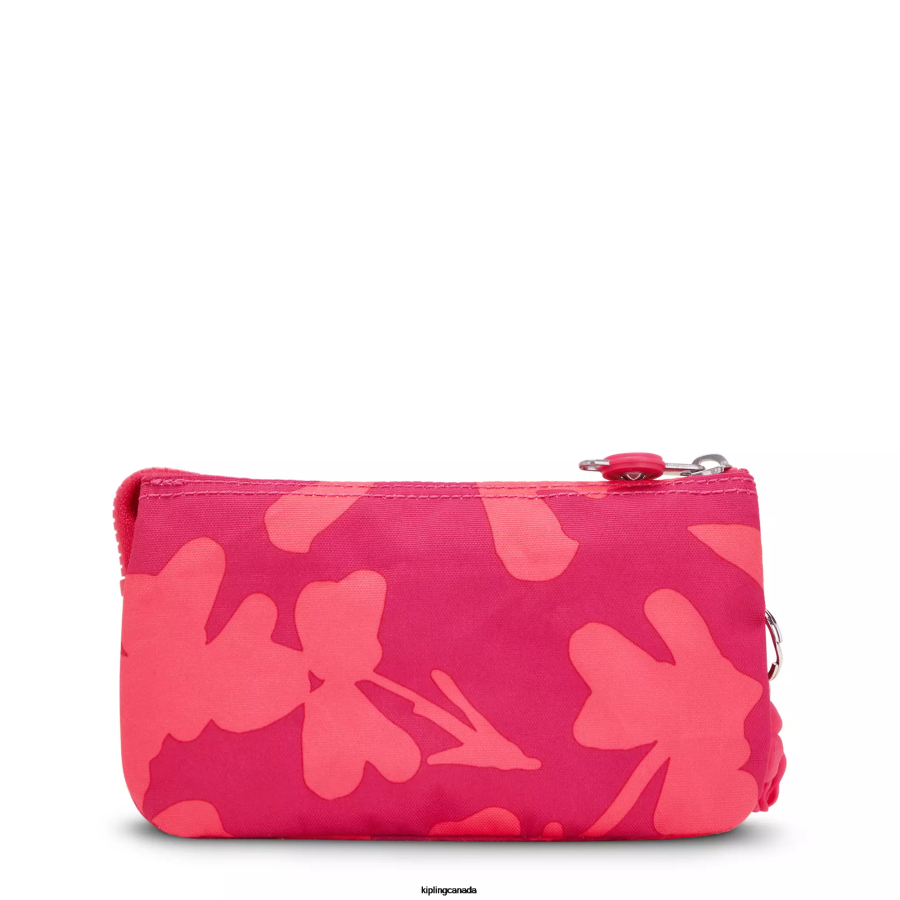 Women Pouches Kipling Coral Flower Creativity Large Printed Pouch FHZD304 - Image 5