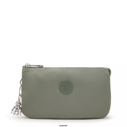 Women Pouches Kipling Dark Seaweed Creativity Large Pouch FHZD605