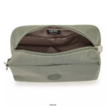 Women Pouches Kipling Dark Seaweed Gleam Pouch FHZD607 - Image 3