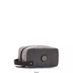 Women Pouches Kipling Duo Grey Black Riaz Toiletry Bag FHZD525 - Image 2