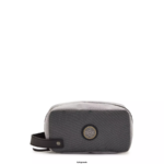 Women Pouches Kipling Duo Grey Black Riaz Toiletry Bag FHZD525