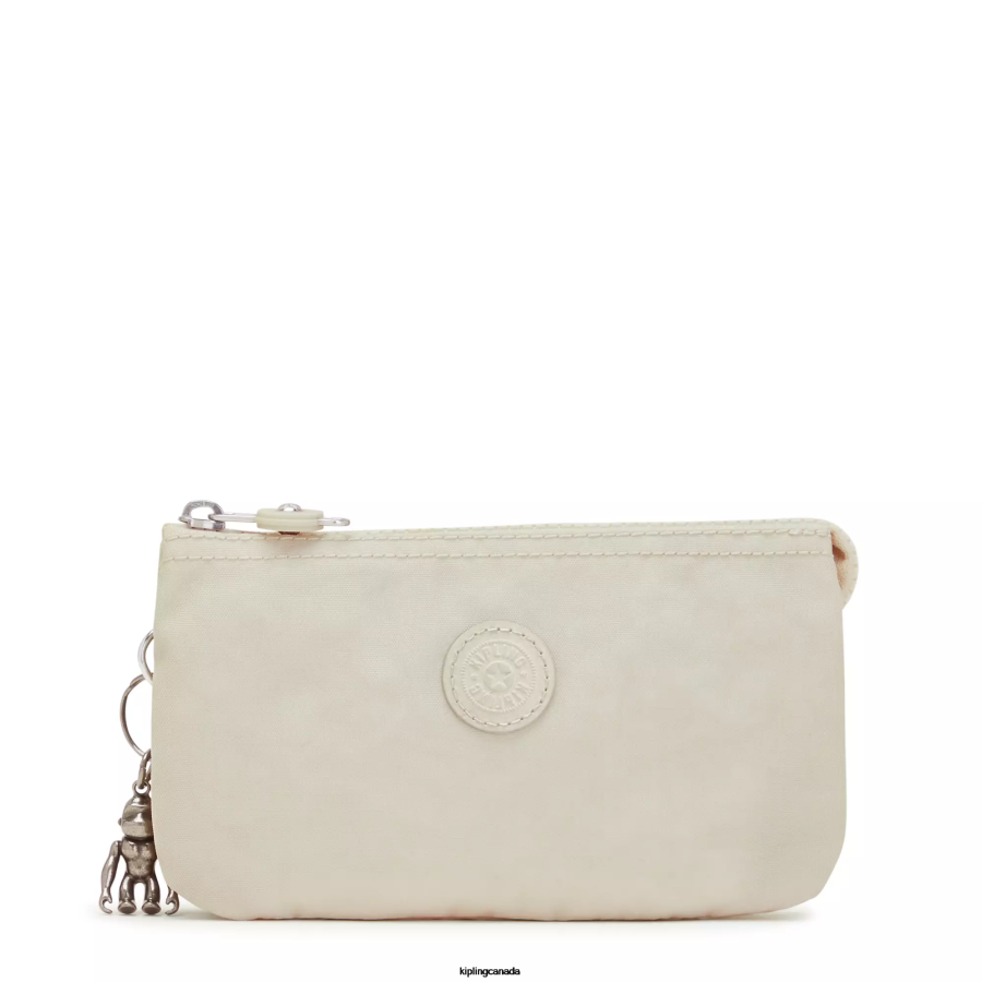 women_pouches_kipling_light_sand_creativity_large_pouch_fhzd539.png Women Pouches Kipling Light Sand Creativity Large Pouch FHZD539 - Image 1