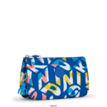 Women Pouches Kipling Neon Creativity Large Printed Pouch FHZD305 - Image 2