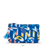 Women Pouches Kipling Neon Creativity Large Printed Pouch FHZD305