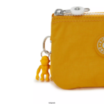 Women Pouches Kipling Rapid Yellow Creativity Small Pouch FHZD559 - Image 5