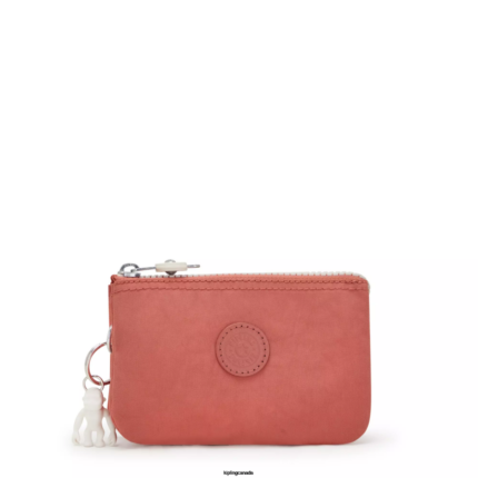 Women Pouches Kipling Vintage Pink Creativity Small Pouch FHZD563