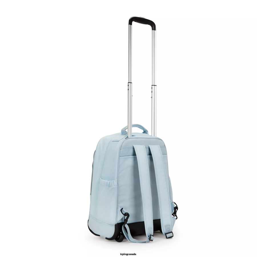 Women Rolling Backpacks Kipling Bridal Blue Gaze Large Rolling Backpack FHZD494 - Image 5