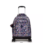 Women Rolling Backpacks Kipling Palm Fiesta Print New Zea 15" Printed Laptop Rolling Backpack FHZD490