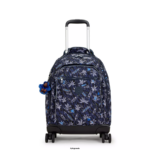 Women Rolling Backpacks Kipling Surf Sea Print New Zea 15" Printed Laptop Rolling Backpack FHZD489