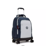 Women Rolling Backpacks Kipling True Blue Grey New Zea 15" Laptop Rolling Backpack FHZD479 - Image 2