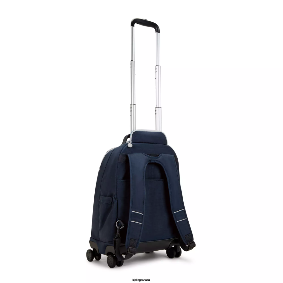 Women Rolling Backpacks Kipling True Blue Grey New Zea 15" Laptop Rolling Backpack FHZD479 - Image 5