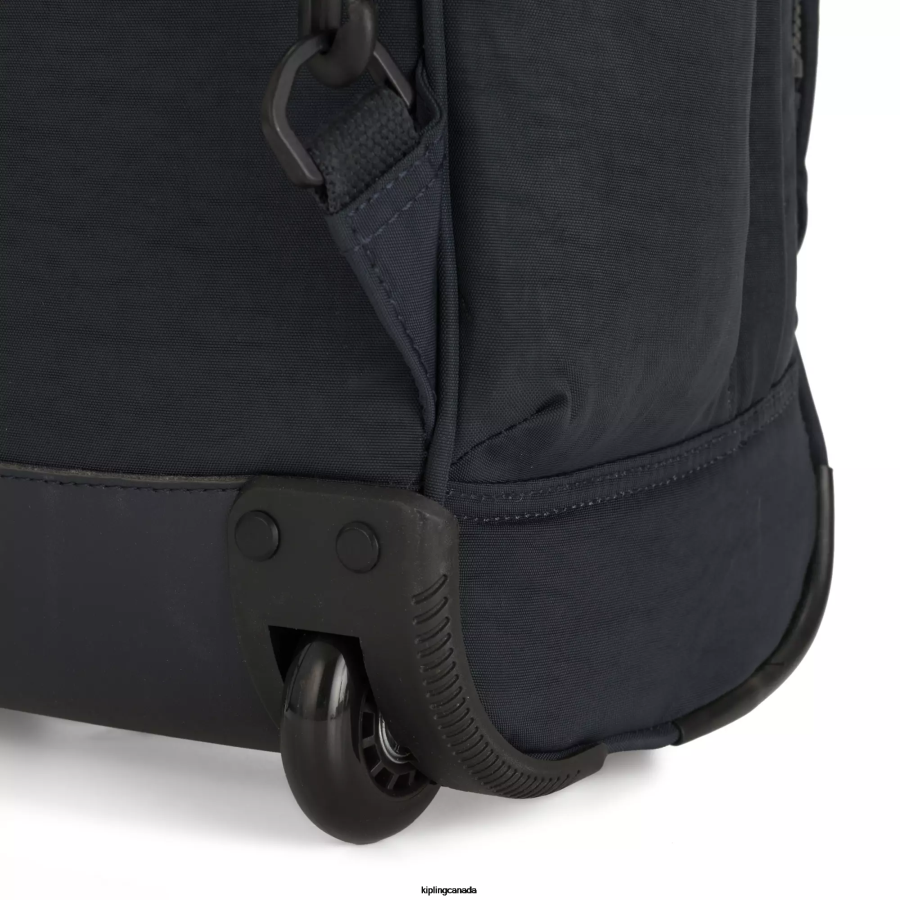 Women Rolling Backpacks Kipling True Blue Tonal Gaze Large Rolling Backpack FHZD493 - Image 5