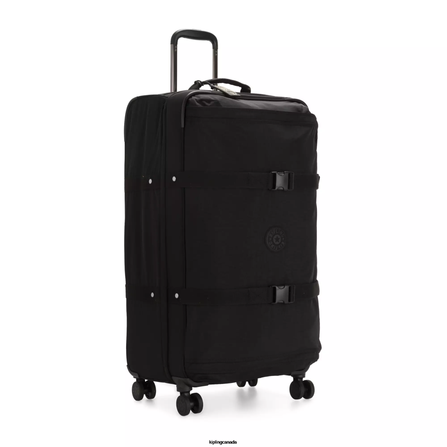 Women Rolling Luggage Kipling Black Noir Spontaneous Large Rolling Luggage FHZD518 - Image 2