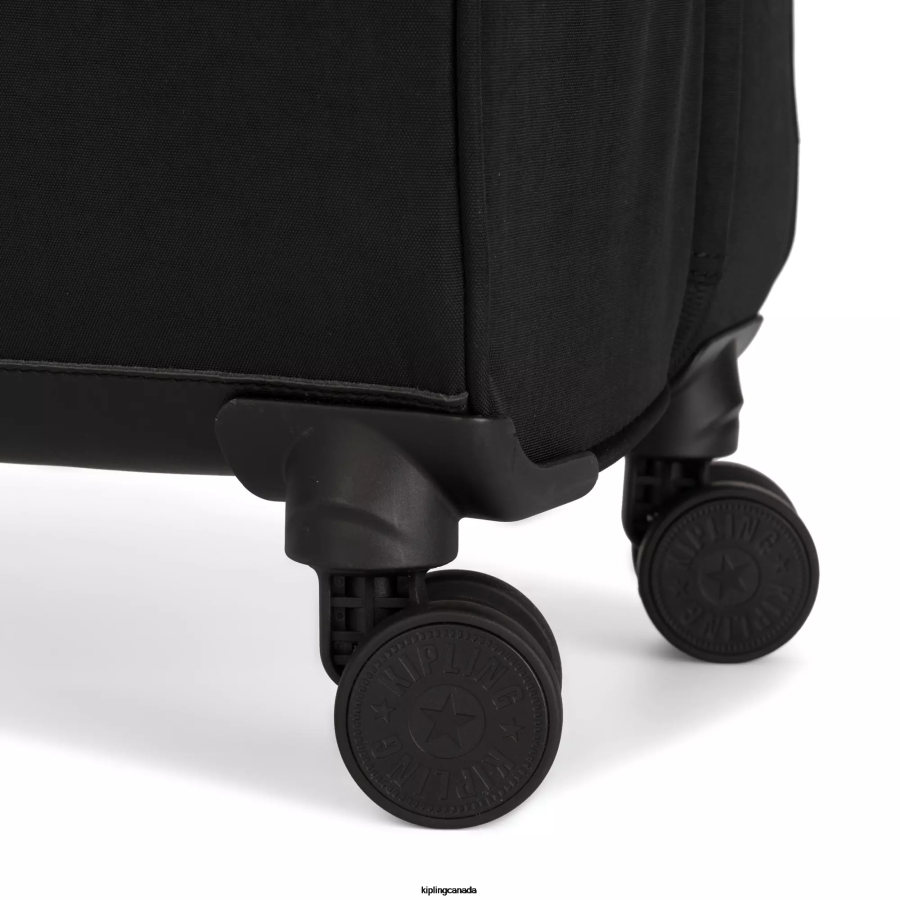 Women Rolling Luggage Kipling Black Noir Spontaneous Medium Rolling Luggage FHZD516 - Image 5