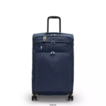 Women Rolling Luggage Kipling Blue Bleu Youri Spin Medium 4 Wheeled Rolling Luggage FHZD522