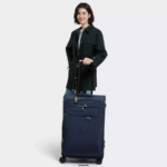 Women Rolling Luggage Kipling Blue Bleu Youri Spin Medium 4 Wheeled Rolling Luggage FHZD522 - Image 4