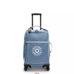 Women Rolling Luggage Kipling Brush Blue C Darcey Small Carry-On Rolling Luggage FHZD510